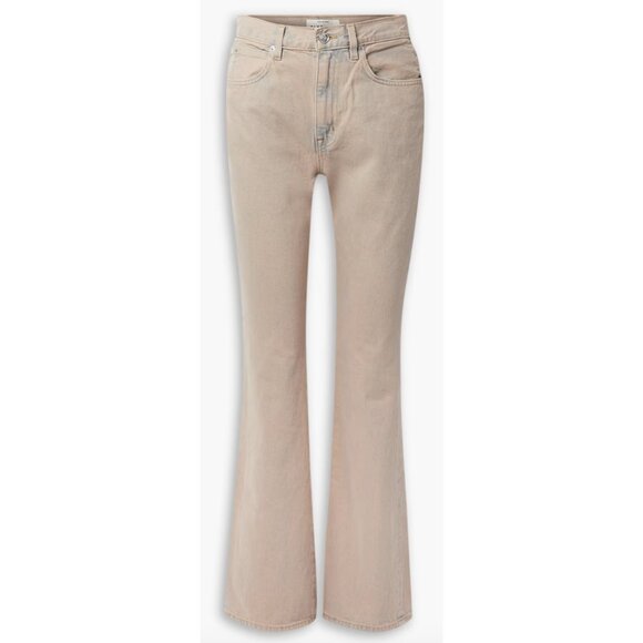 SLVRLAKE Charlotte Boot Cut High Rise Jeans in Sunset Drive Faded Wash - Size 32 - Picture 1 of 15